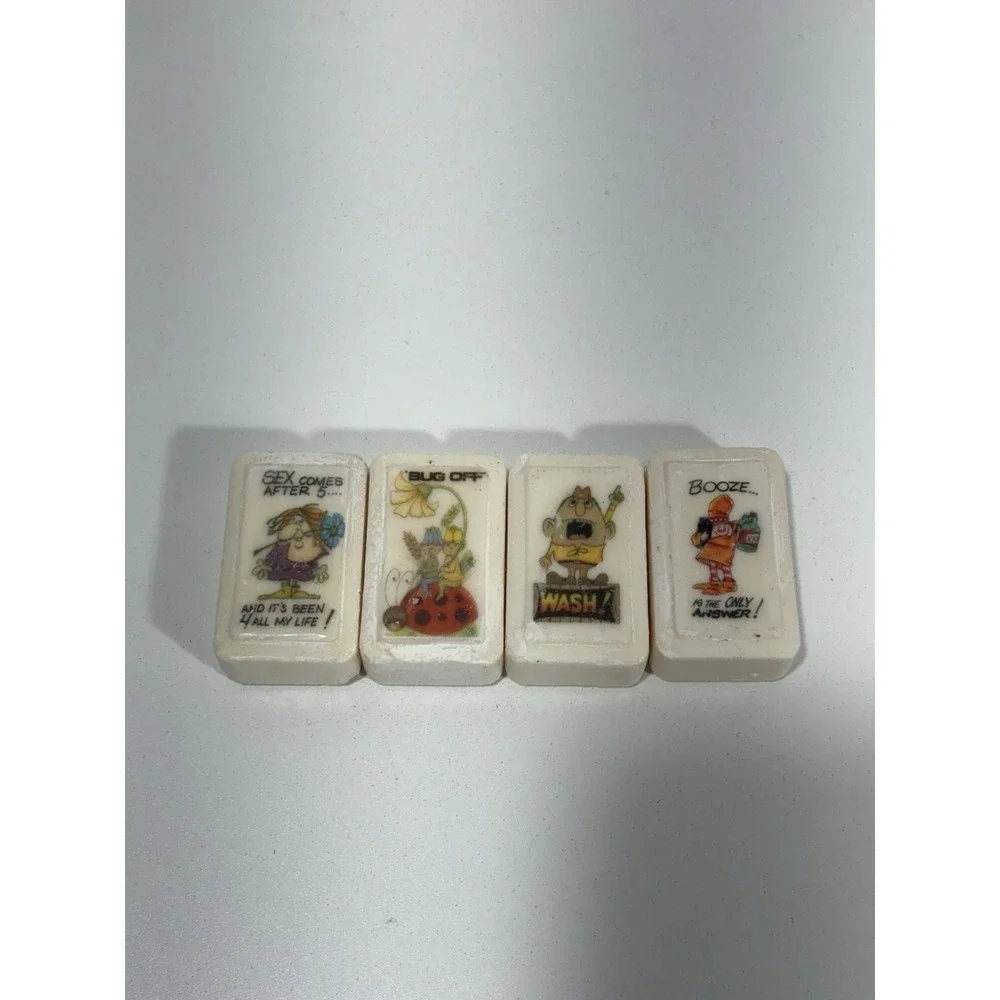 Vintage 4 Bars Katherine Gray Soap Funny Sex After , Bug Off, Wash, Booze Answer
